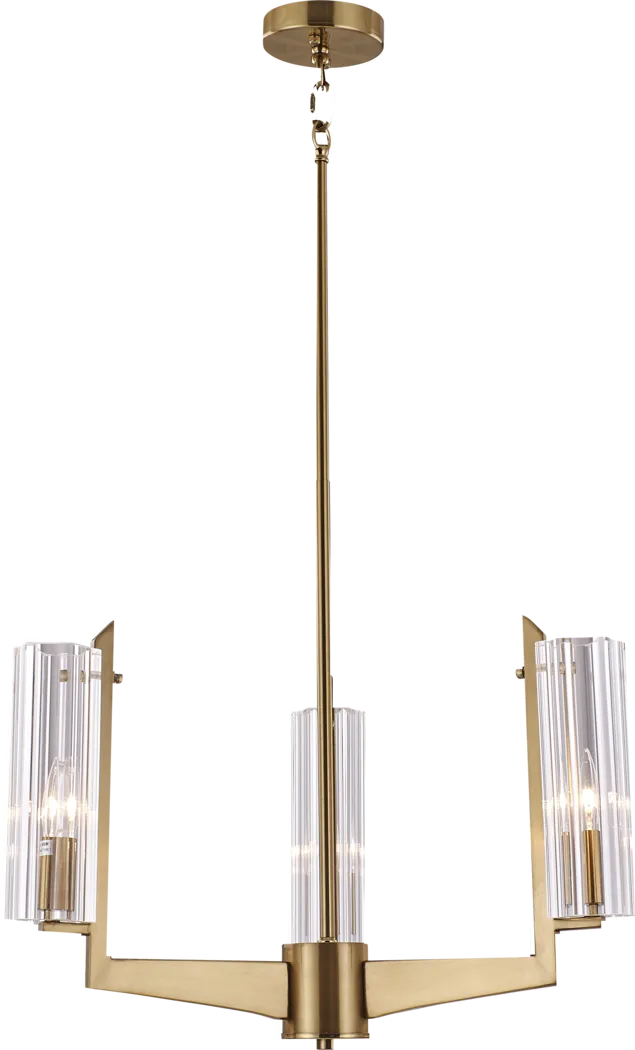 Argaus Lane Brass Chandelier - Thumbnail - Image 1