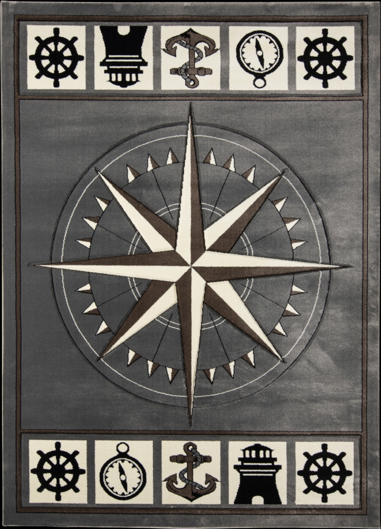 Argelia Gray 5' x 7'3 Rug - Thumbnail - Image 1