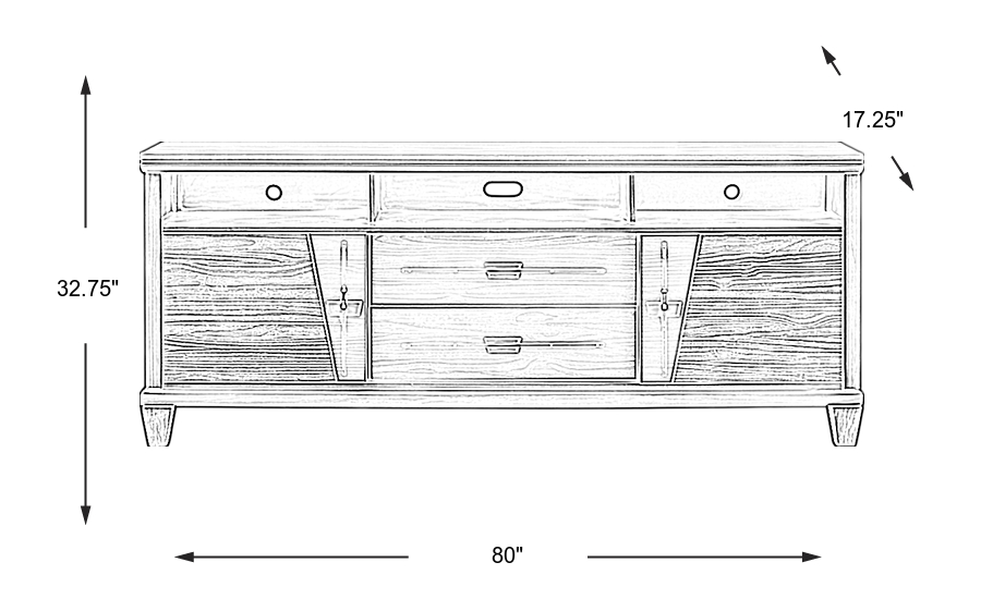 Dimension Image. Please refer to the Dimension Tab on this page for dimension details.