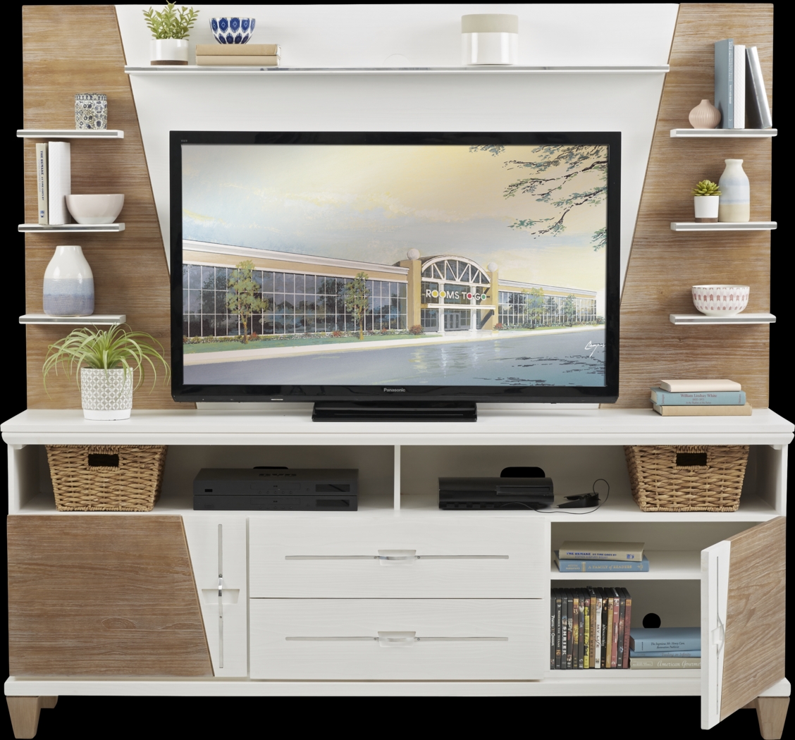 Argento Pecan 2 Pc Wall Unit - Thumbnail - Image 2