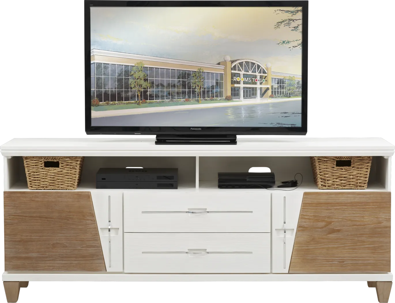 Argento Pecan 80 in. Console - Thumbnail - Image 1