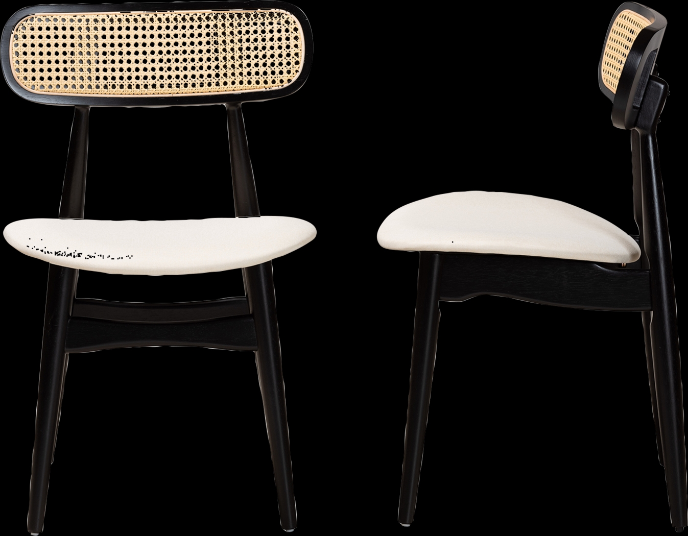 Argilla Black Side Chair, Set of 2 - Thumbnail - Image 6