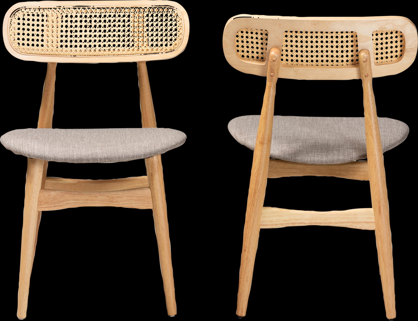 Argilla Light Brown Side Chair, Set of 2 - Thumbnail - Image 7