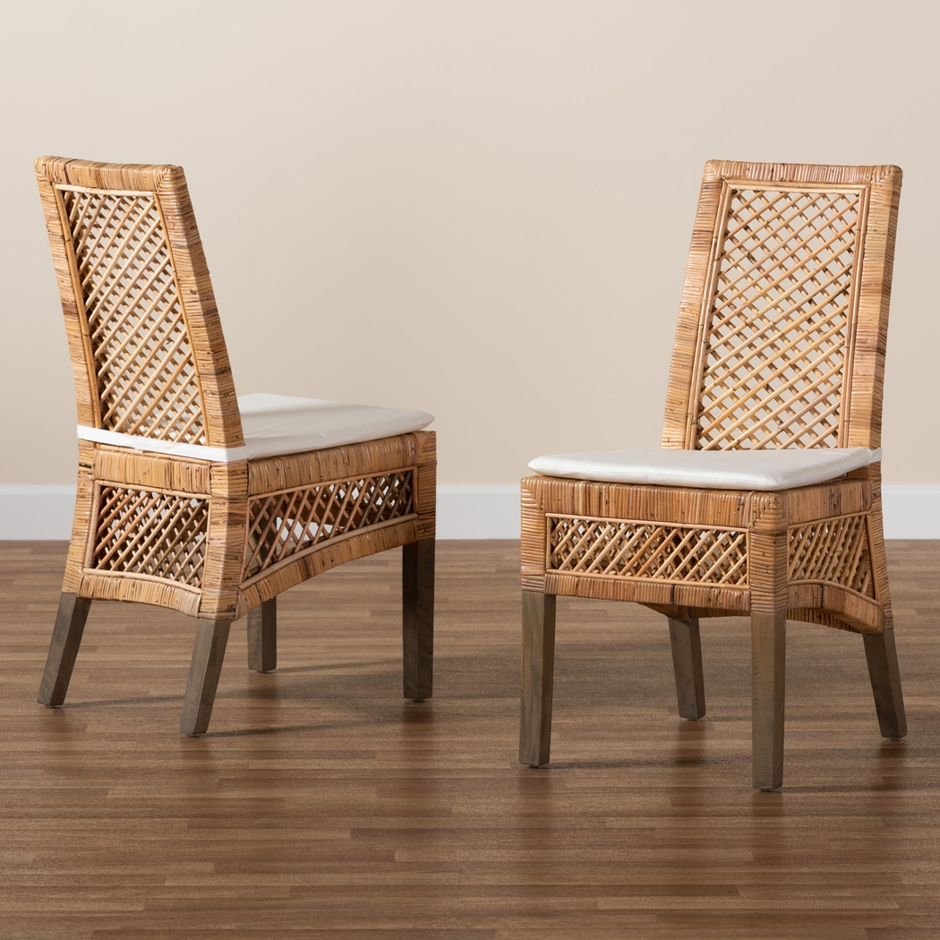 Argolana I Brown Side Chair, Set of 2 - Thumbnail - Image 3