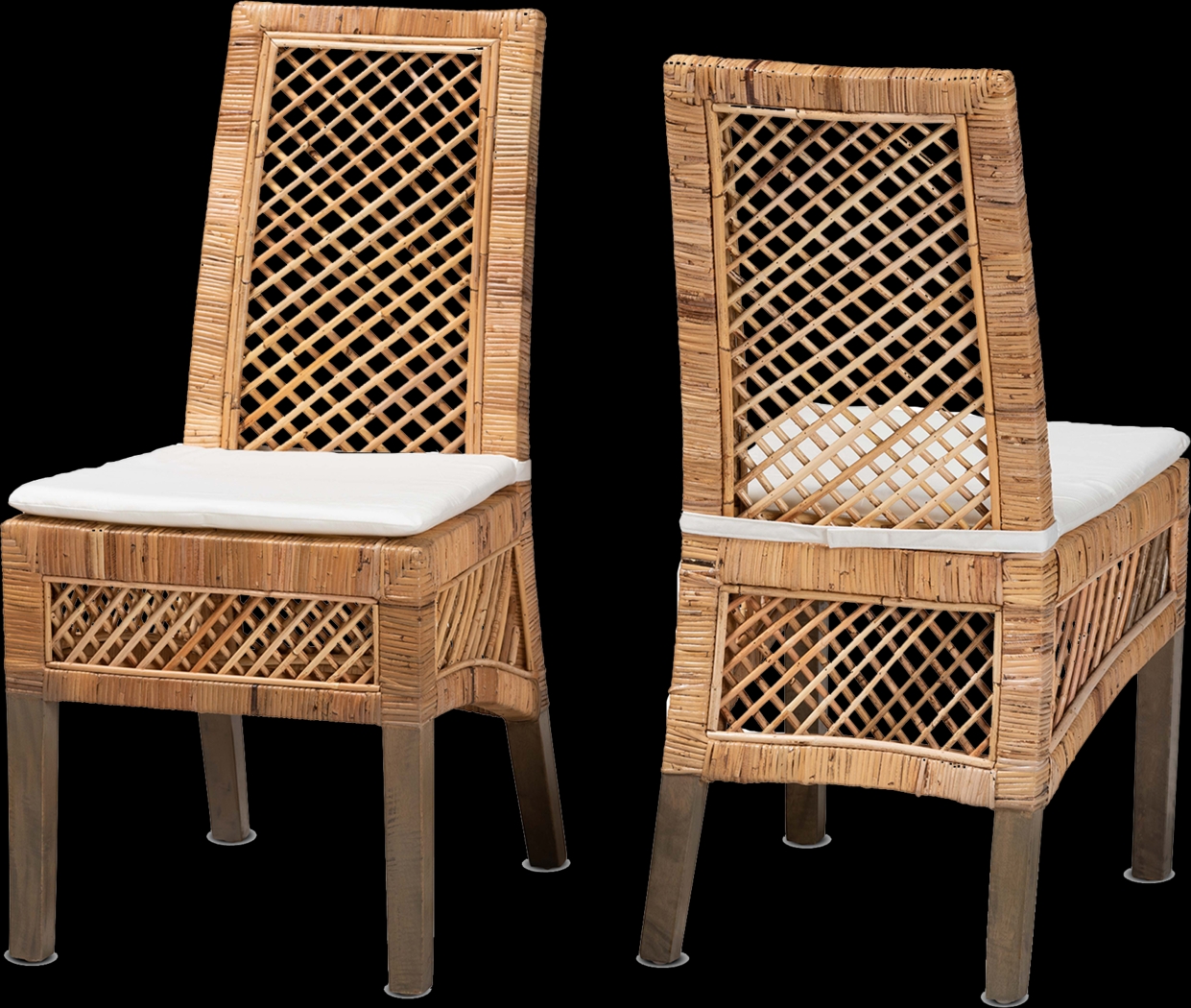 Argolana I Brown Side Chair, Set of 2 - Thumbnail - Image 1