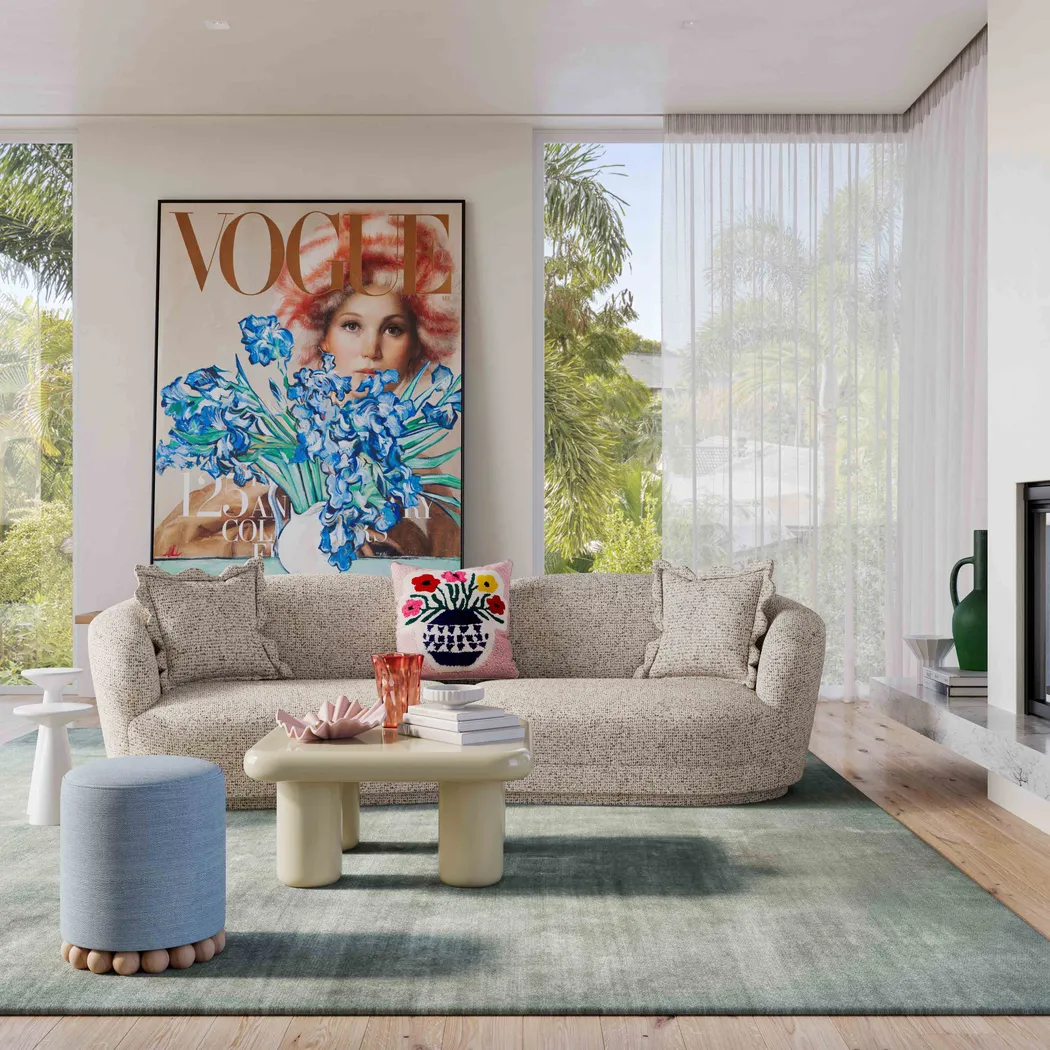 Argyll Beige 2 Pc Sectional - Thumbnail - Image 2