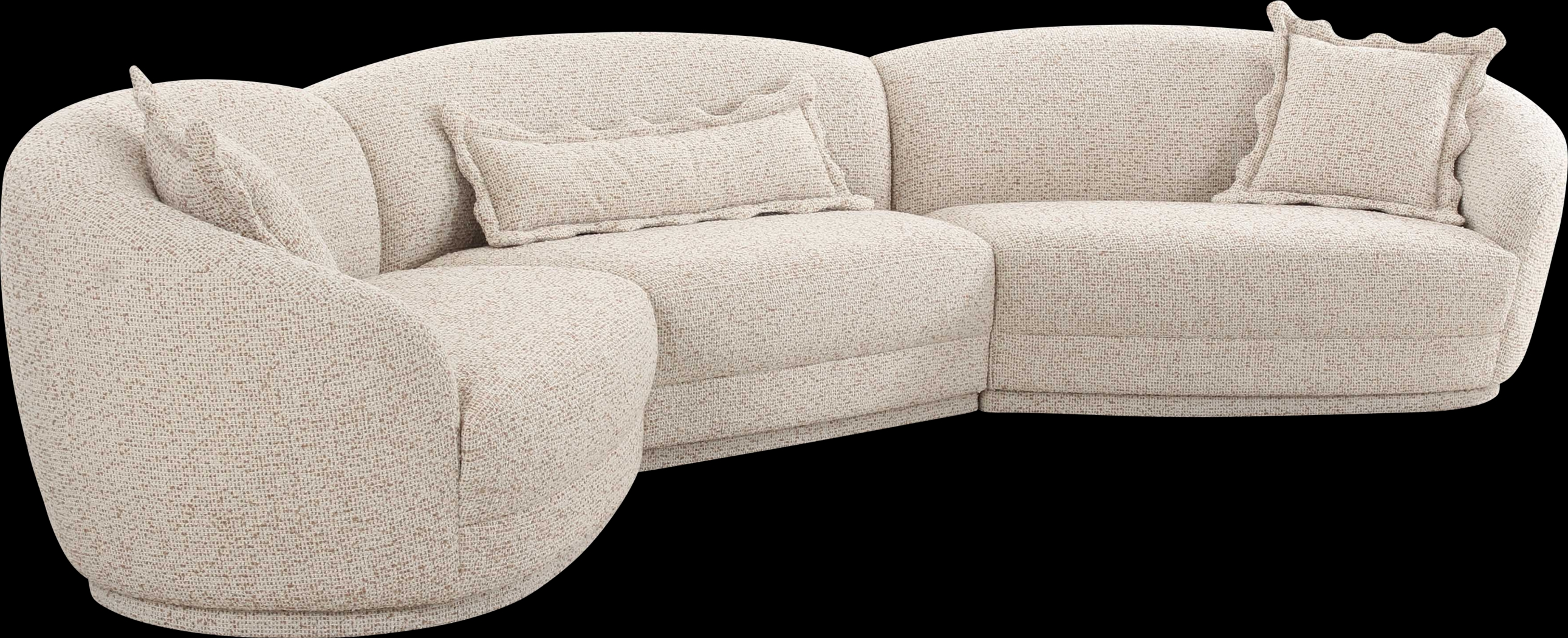 Argyll Beige 3 Pc Sectional - Thumbnail - Image 1