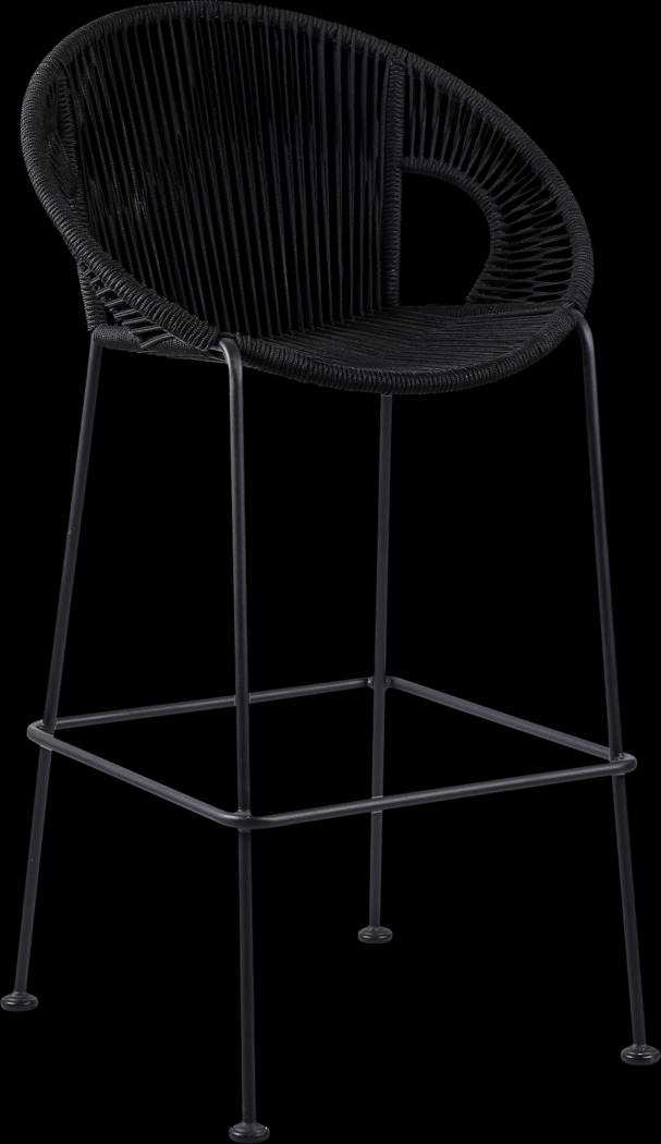 Ariael Black Outdoor Barstool - Thumbnail - Image 1