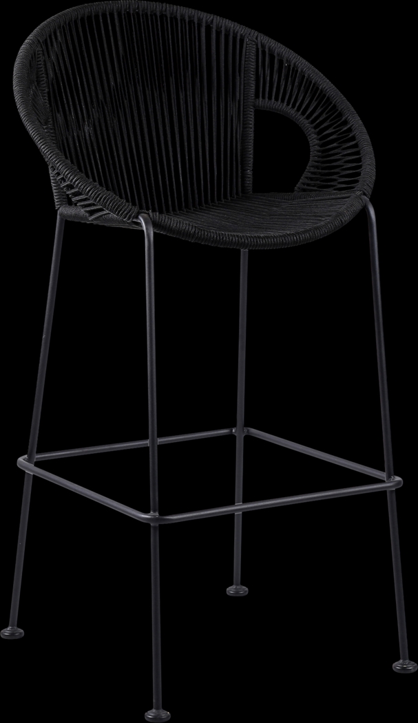 Ariael Black Outdoor Counter Height Stool - Thumbnail - Image 1