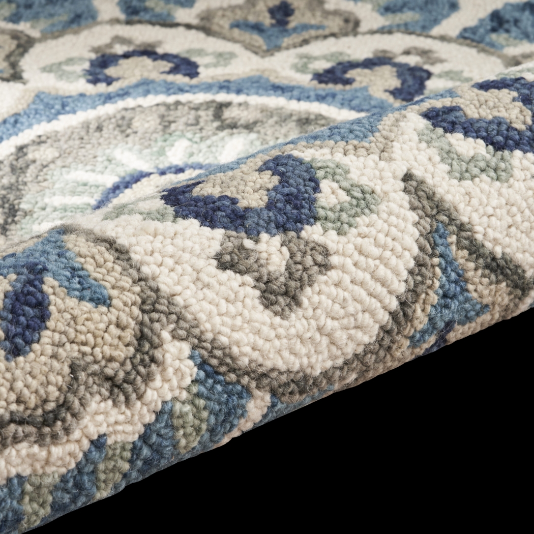 Ariam Blue 5' Round Rug - Thumbnail - Image 6