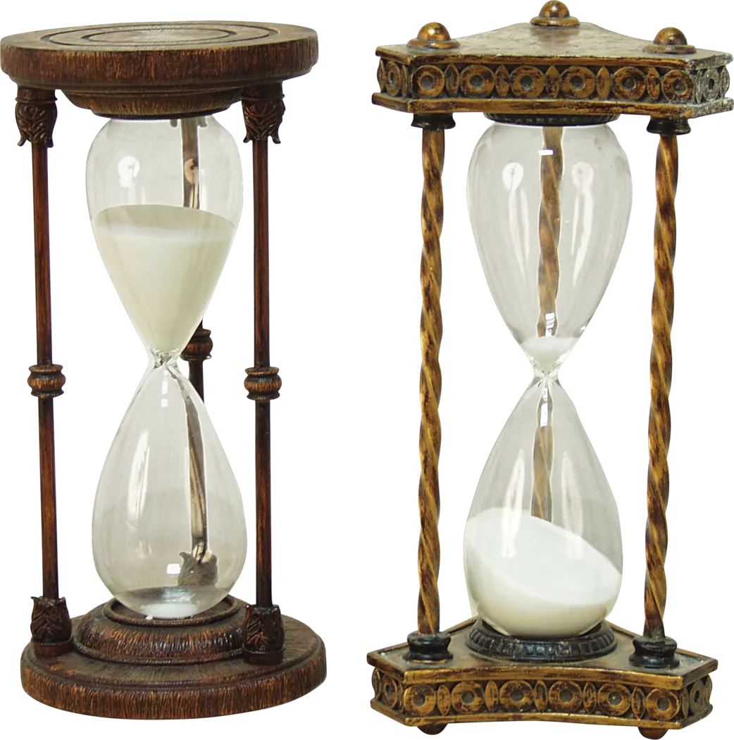 Arian Brown Hourglass Set of 2 - Thumbnail - Image 1