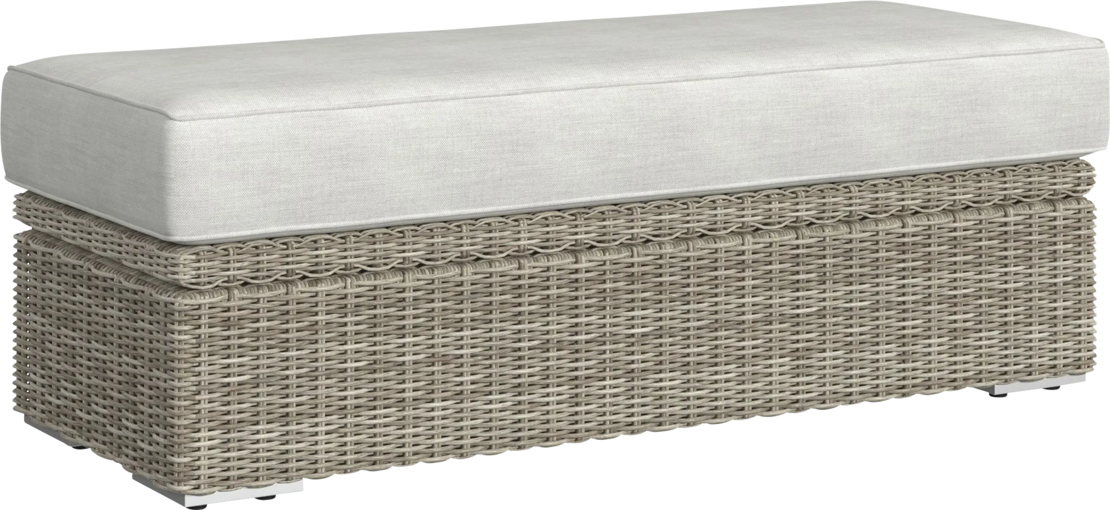 Ariana Beige Ottoman - Thumbnail - Image 1