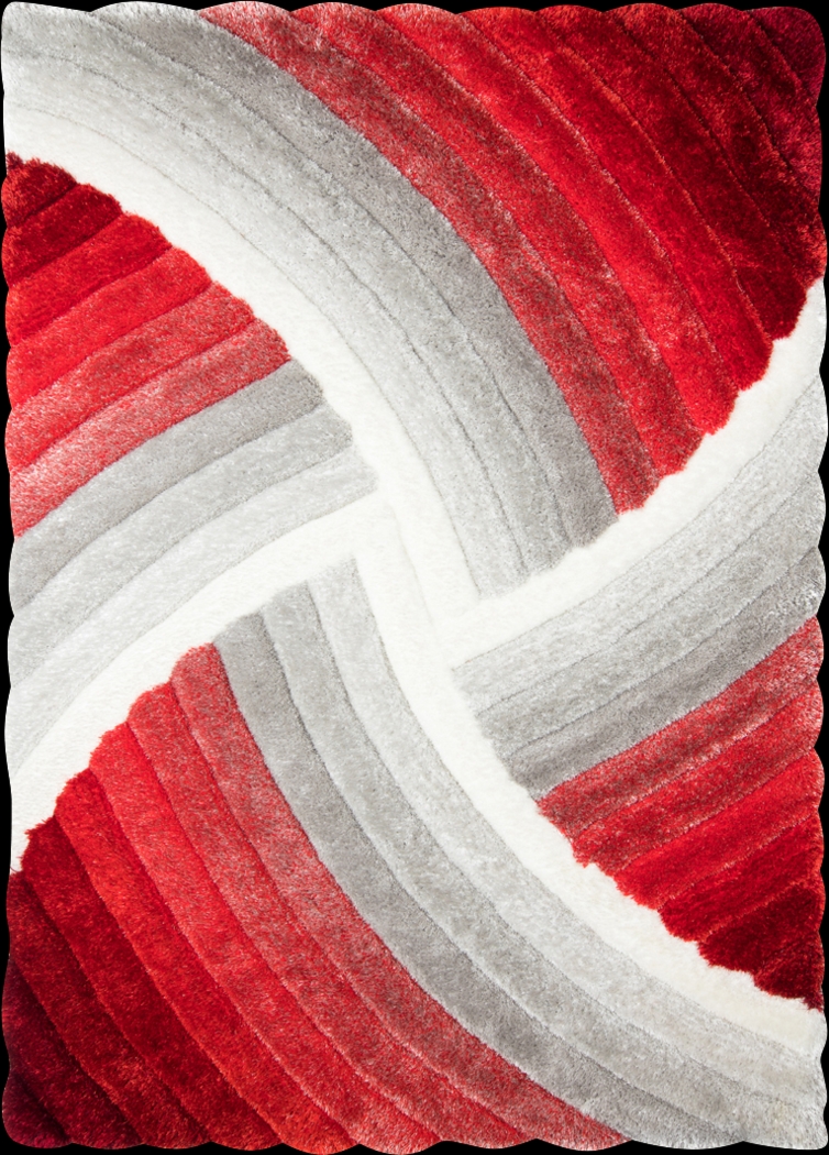 Arianell Red 5' x 7'3 Rug - Thumbnail - Image 1
