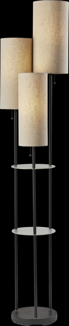 Ariella Cove Black Floor Lamp - Thumbnail - Image 1