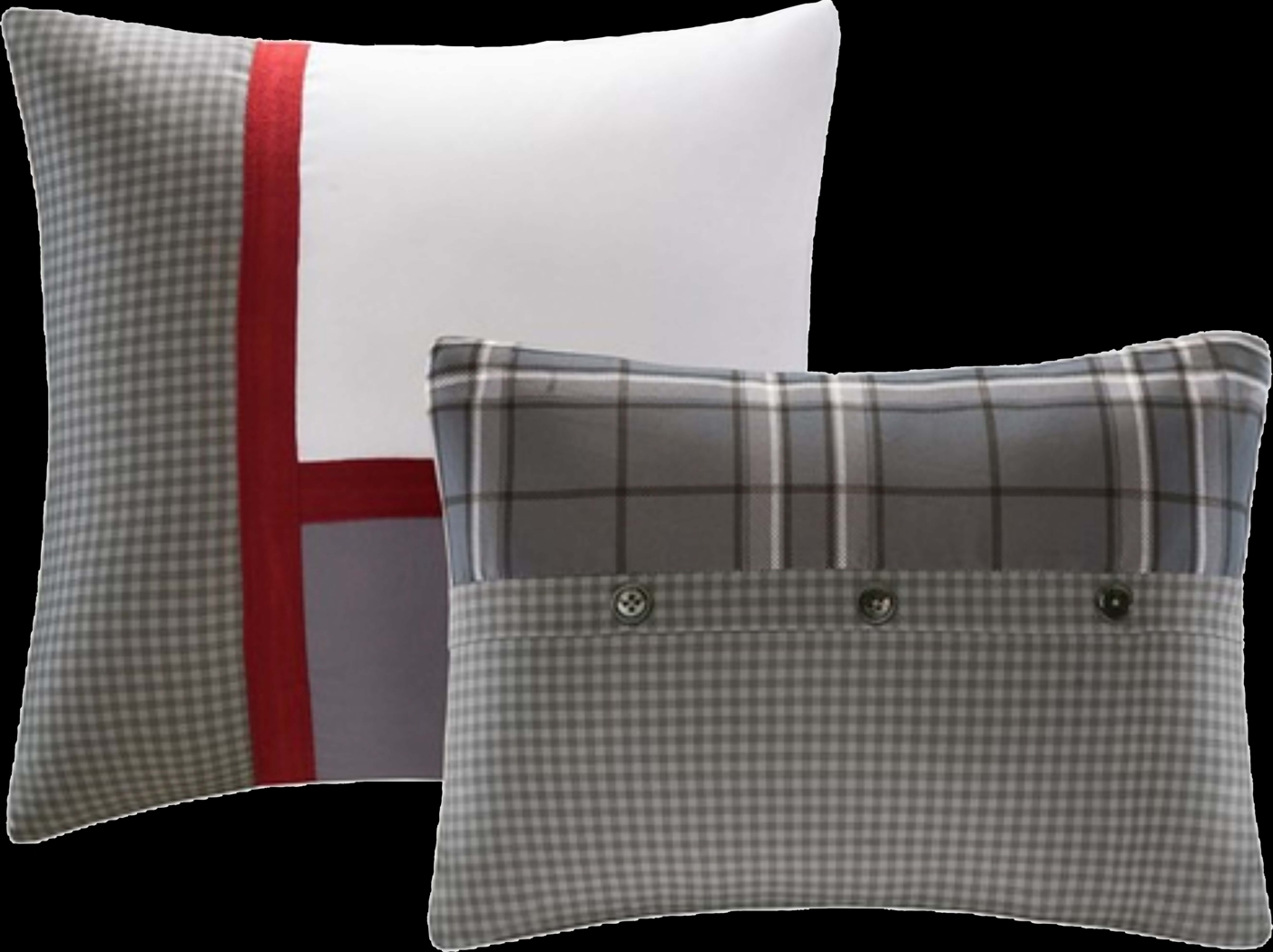 Kids Arigo Gray Full Comforter Set - Thumbnail - Image 7