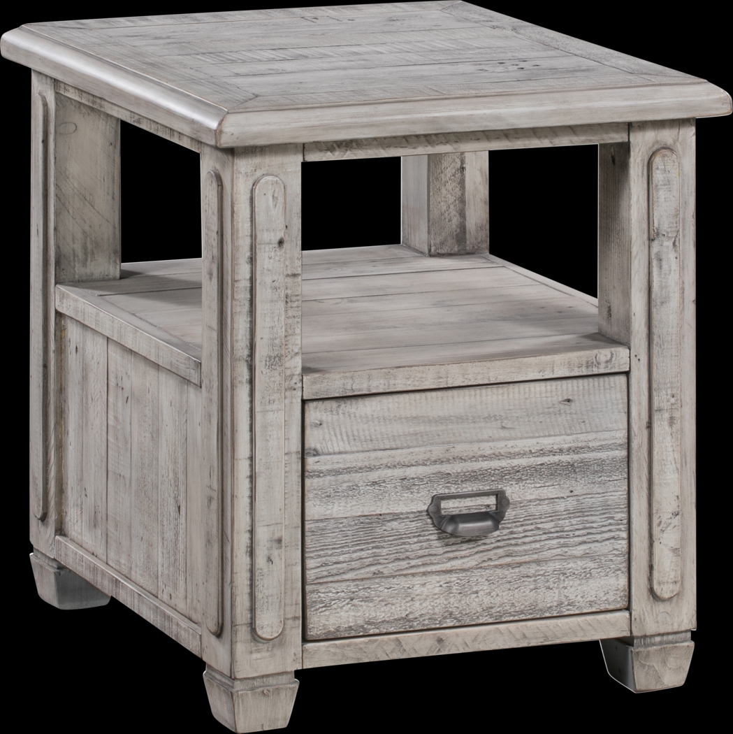 Arild Gray End Table - Thumbnail - Image 1
