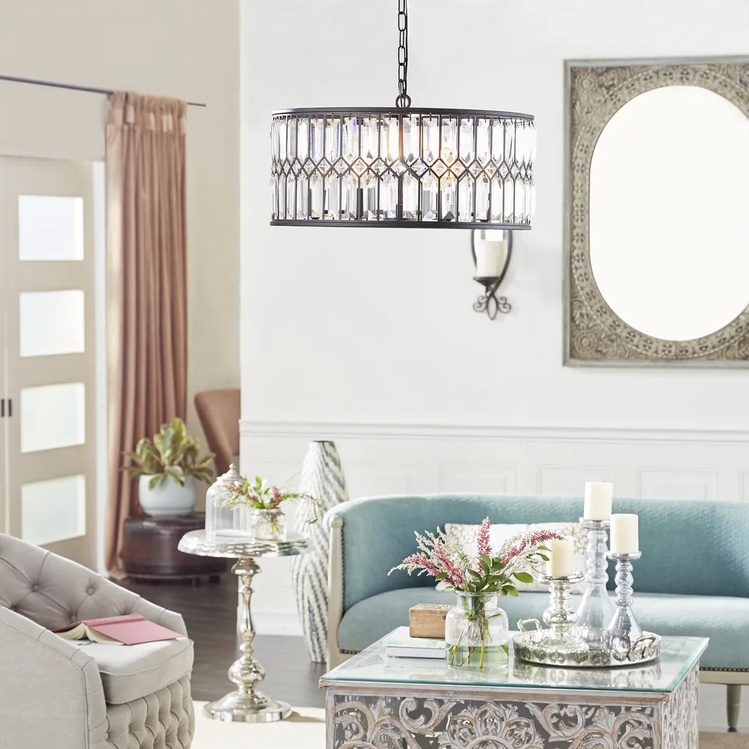 Arin Black Chandelier - Thumbnail - Image 2