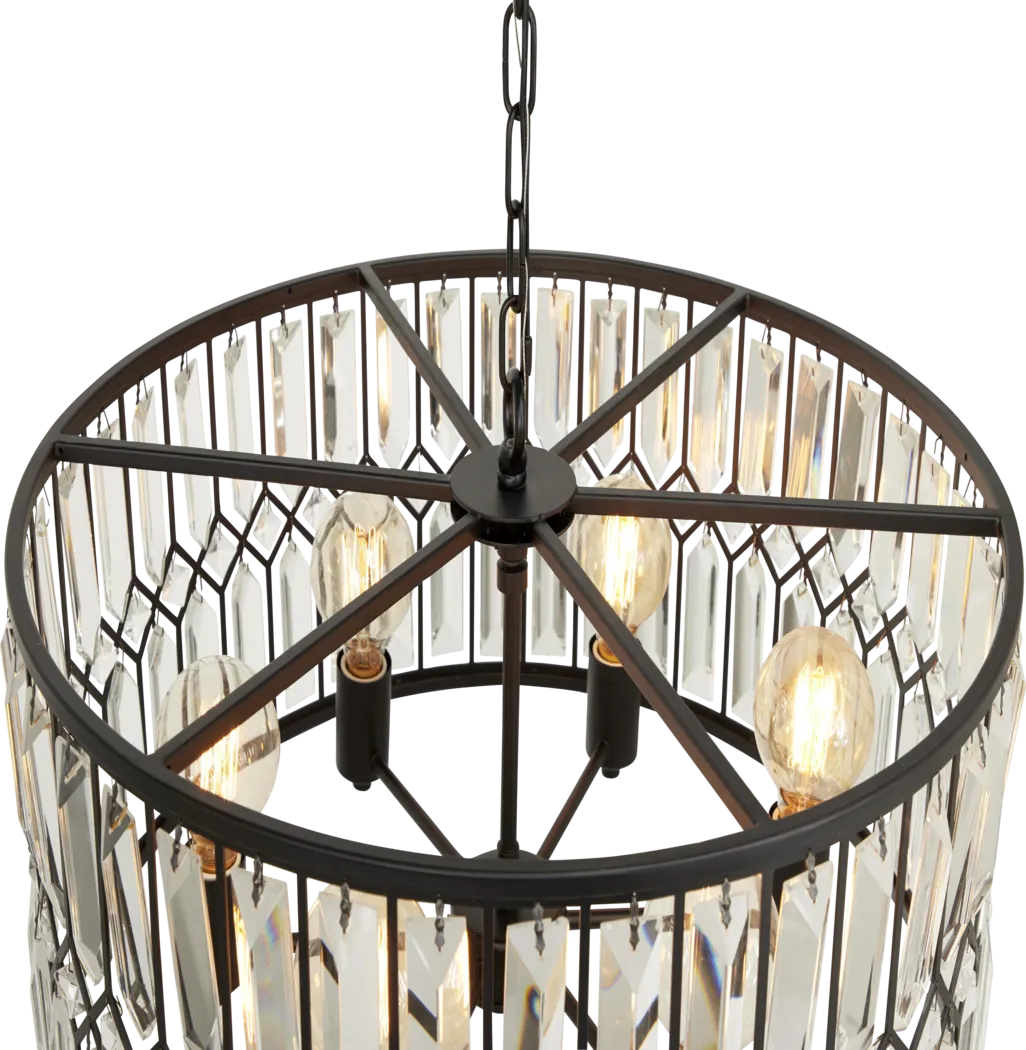 Arin Black Chandelier - Thumbnail - Image 4
