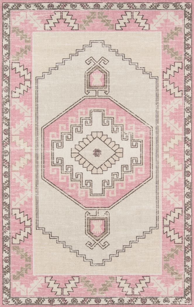 Arisha Pink 5'3 x 7'6 Rug - Thumbnail - Image 1