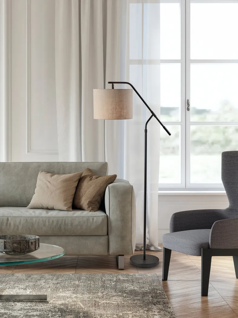 Arista Black Floor Lamp - Thumbnail - Image 2