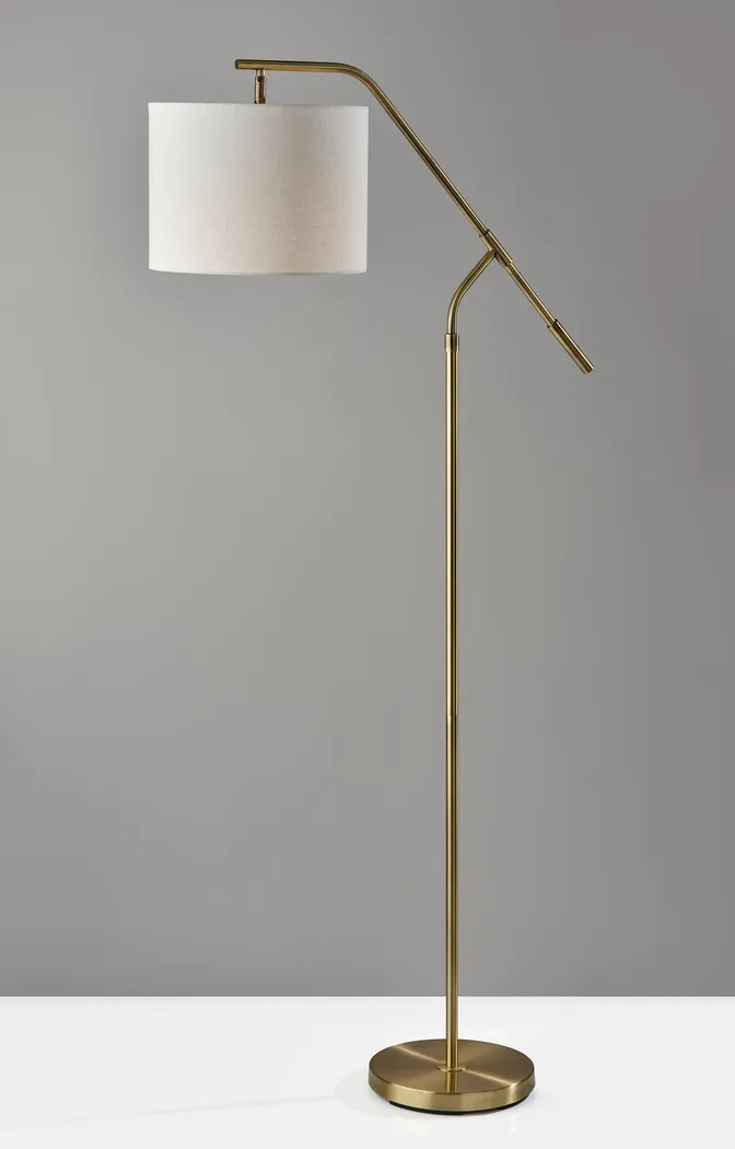 Arista Brass Floor Lamp - Thumbnail - Image 2