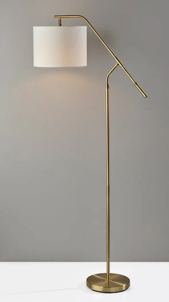 Arista Brass Floor Lamp - Thumbnail - Image 3