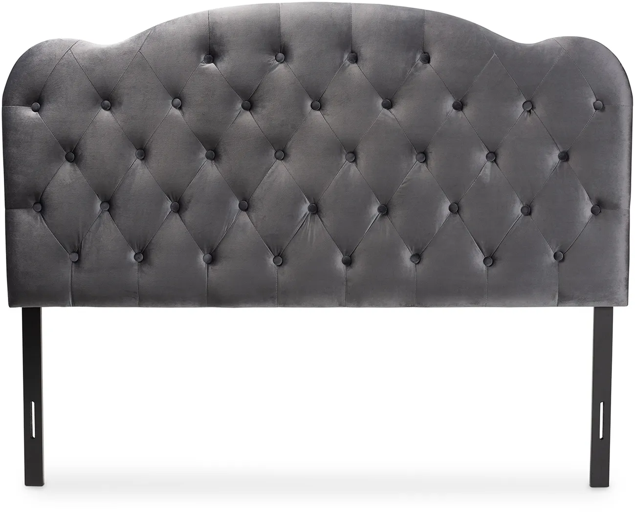 Aristocrate Gray Full Upholstered Headboard - Thumbnail - Image 3