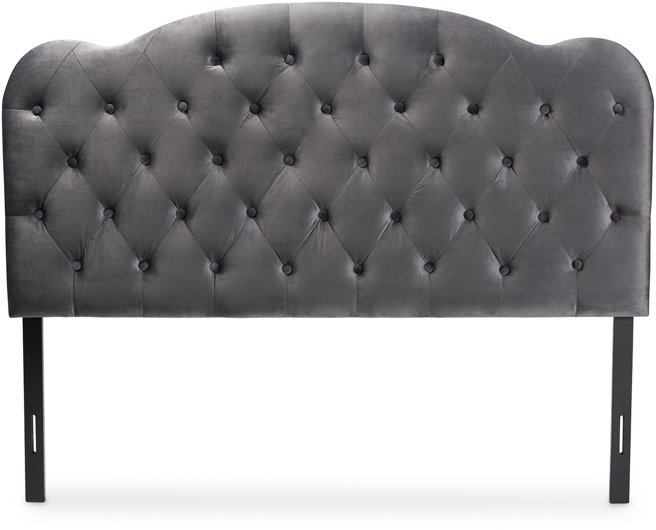 Aristocrate Gray King Upholstered Headboard - Thumbnail - Image 3