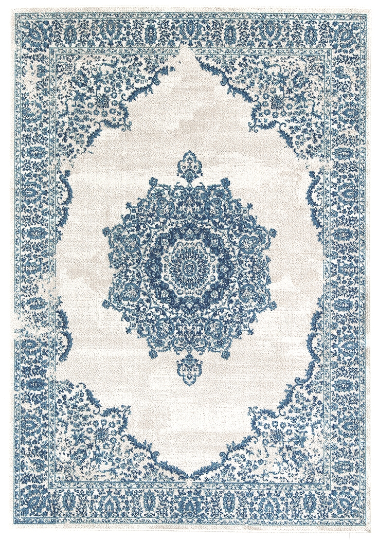 Ariza Blue 5'1 x 7' Rug - Thumbnail - Image 1