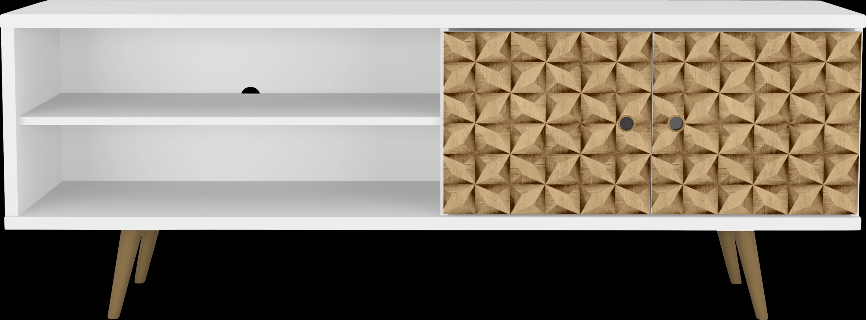 Arkaig White 63 In. Console - Thumbnail - Image 1