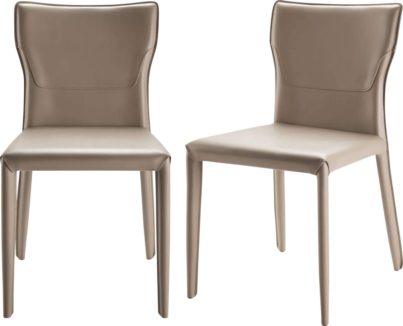 Arkin Beige Side Chair, Set of 2 - Thumbnail - Image 1