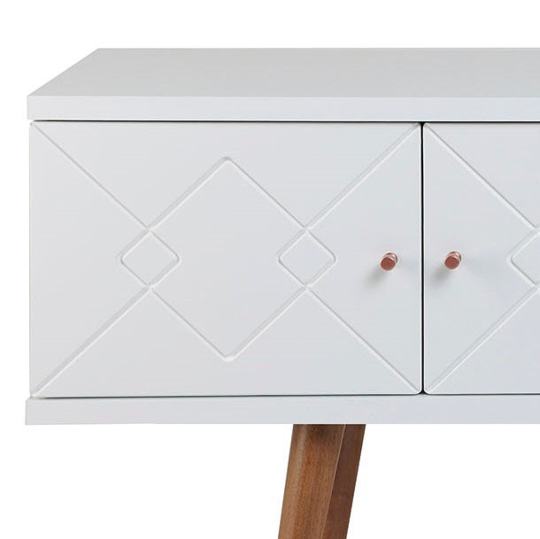 Arklet White 60 In. Console - Thumbnail - Image 7