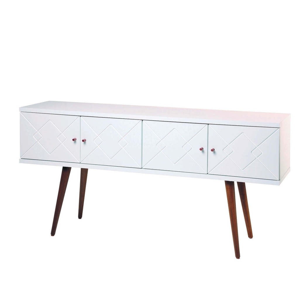 Arklet White 60 In. Console - Thumbnail - Image 8