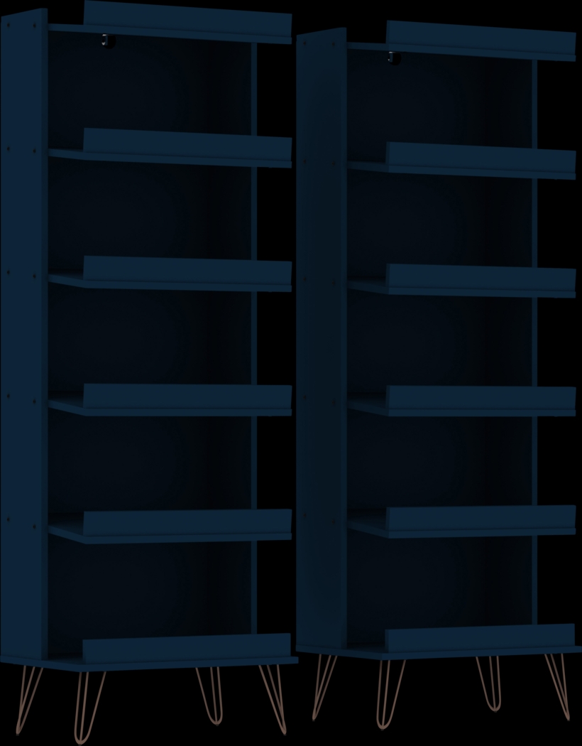 Arkose Blue 2 Pc Shoe Rack - Thumbnail - Image 1