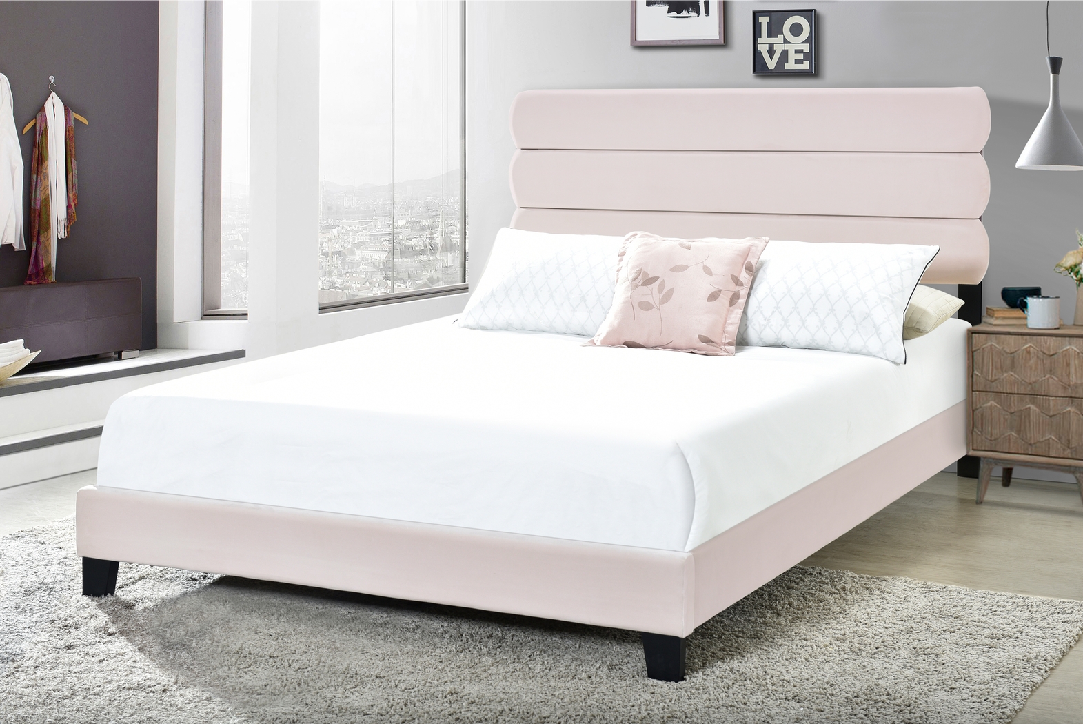 Arkwith Blush Queen Bed - Thumbnail - Image 8