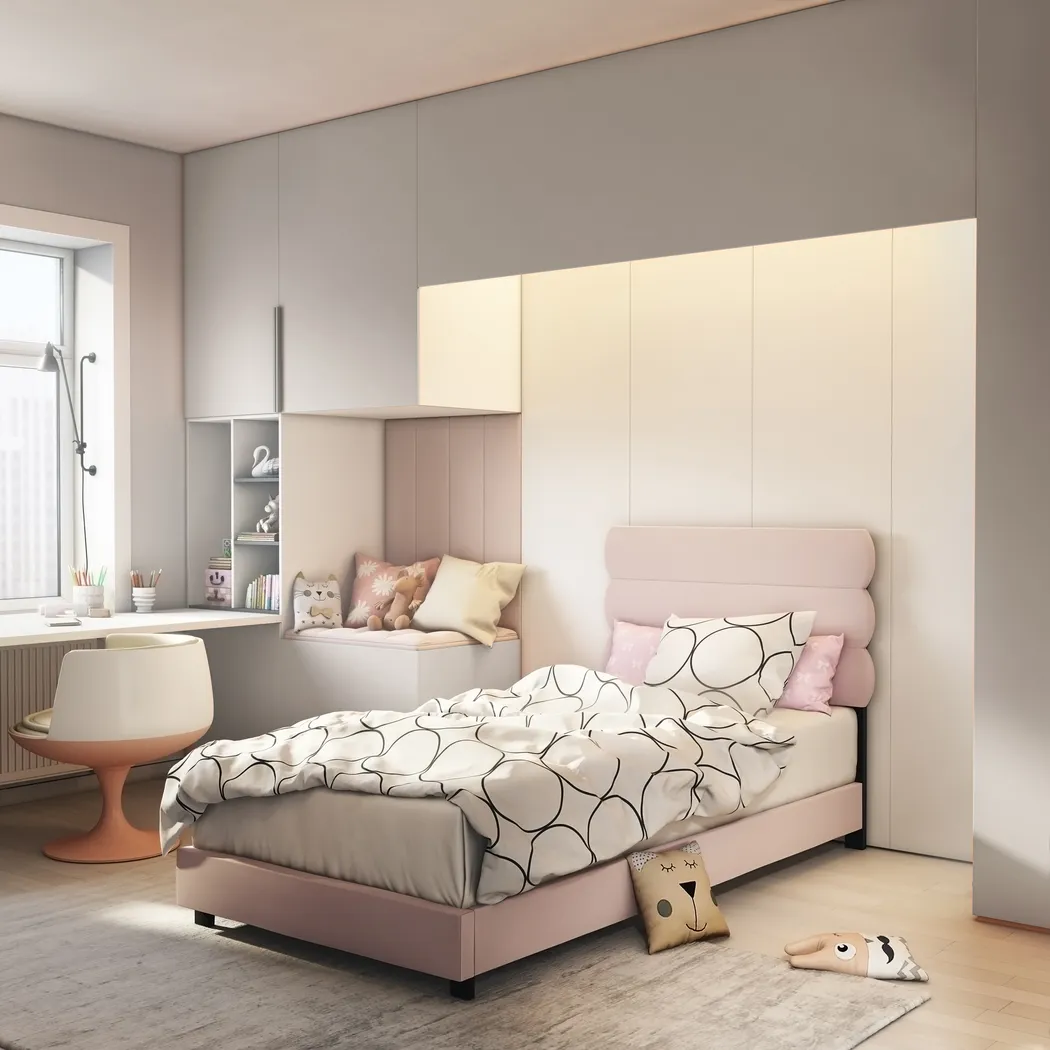 Arkwith Blush Twin Bed - Image 8