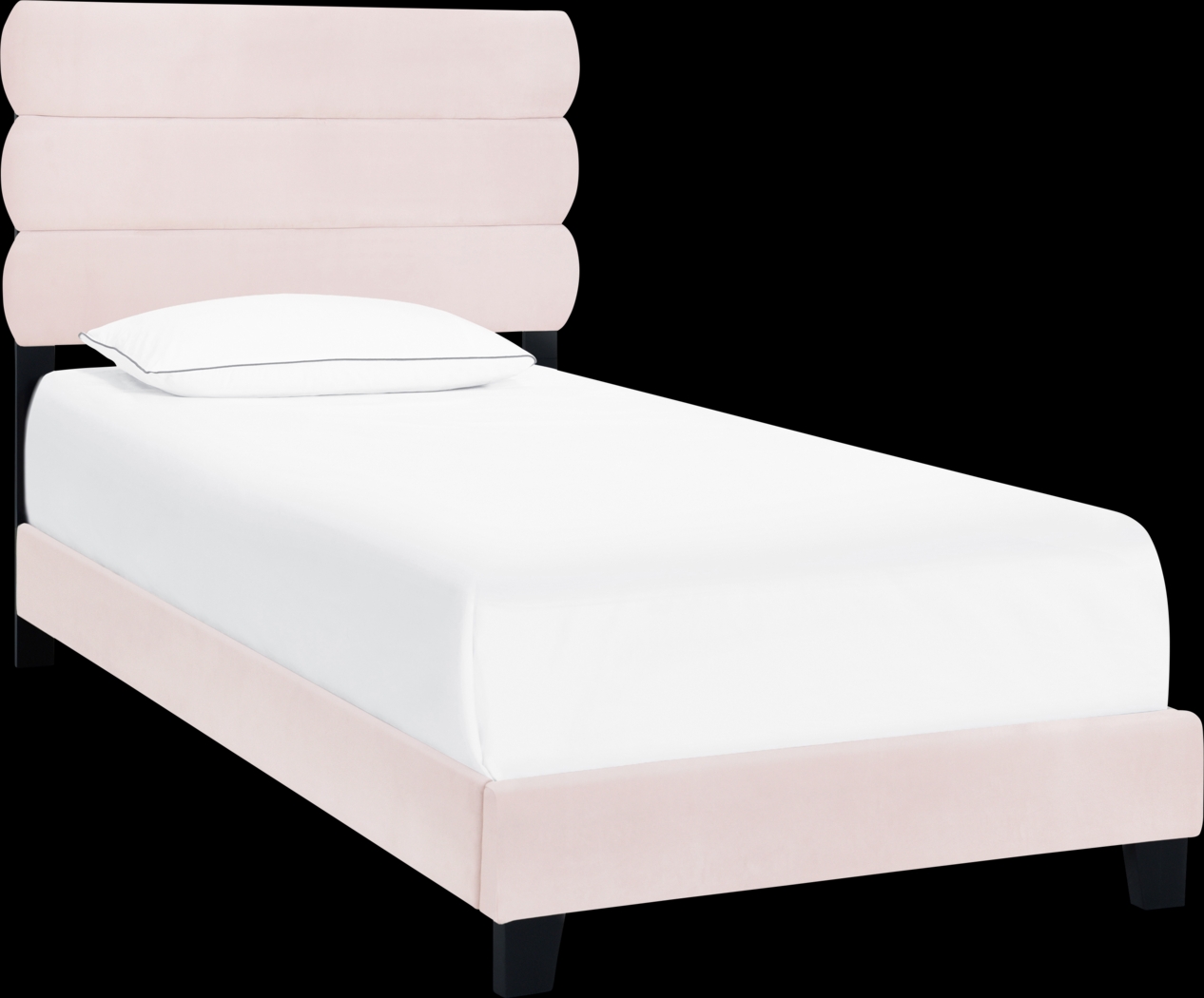 Arkwith Blush Twin Bed - Thumbnail - Image 1