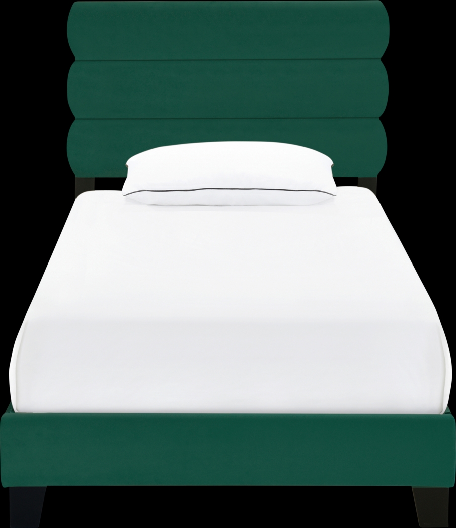 Arkwith Green Twin Bed - Thumbnail - Image 2