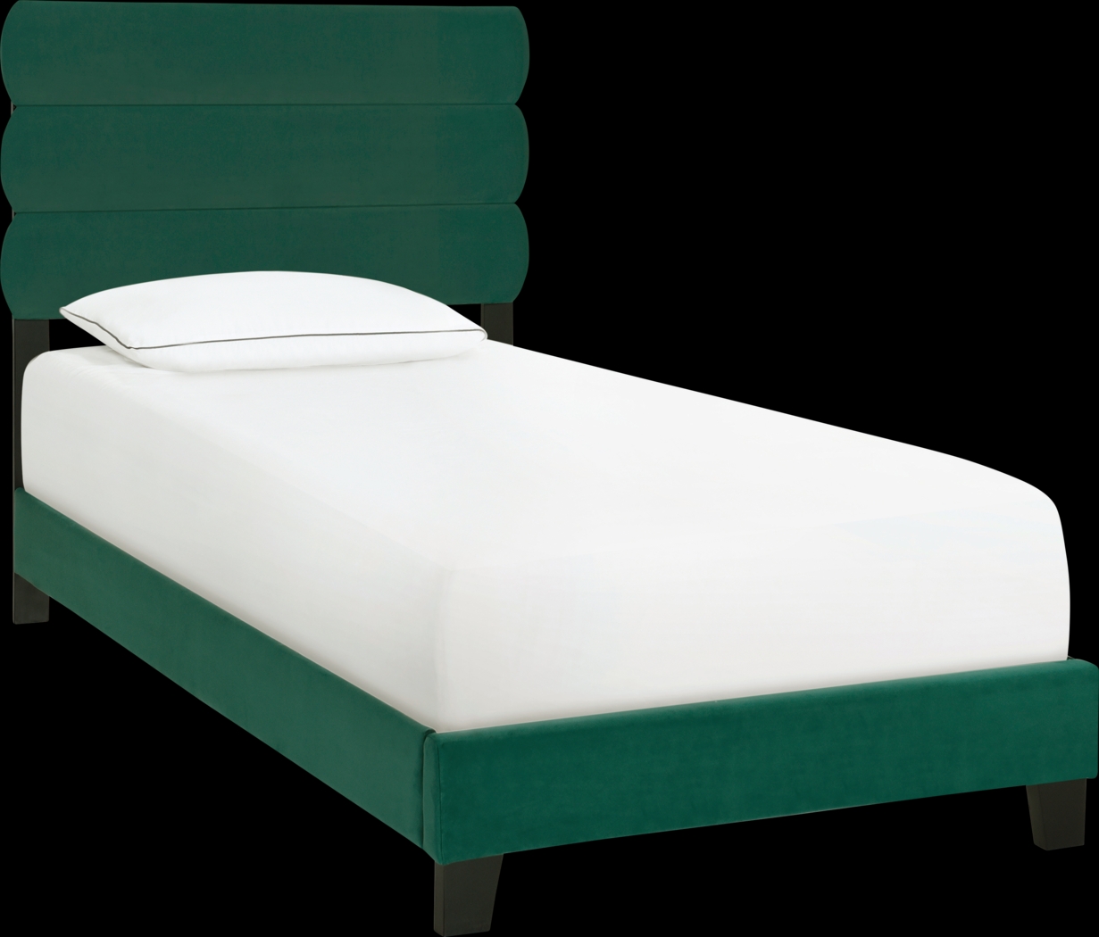 Arkwith Green Twin Bed - Thumbnail - Image 1