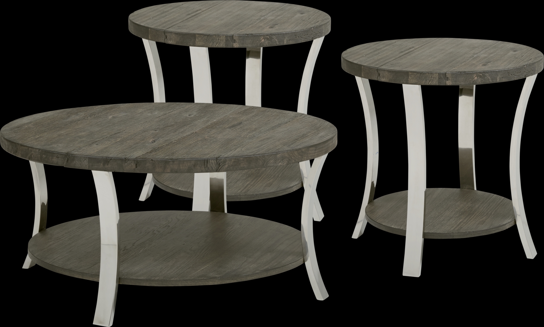 Arland Brown 3 Pc Table Set - Thumbnail - Image 1