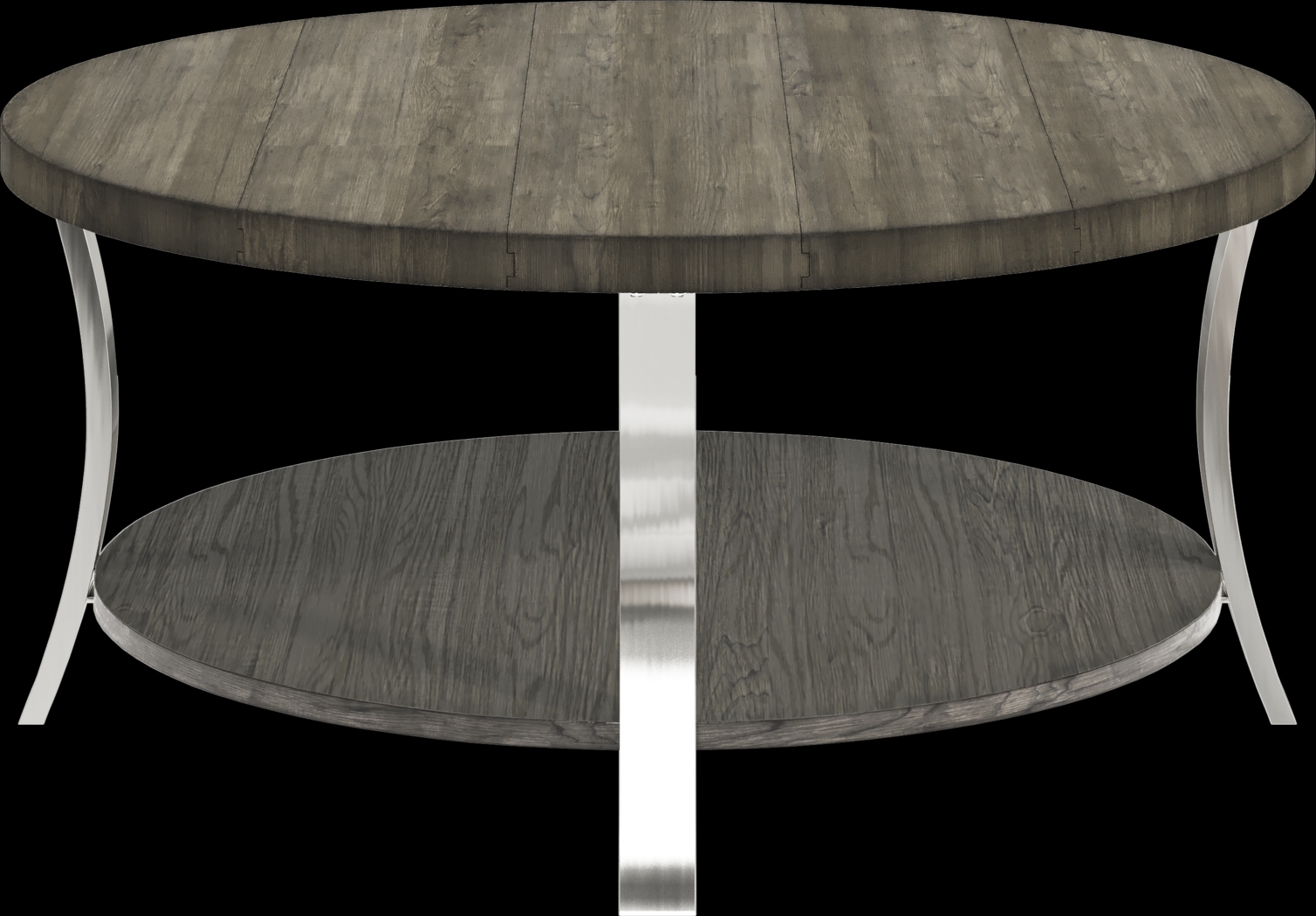 Arland Brown Round Cocktail Table - Thumbnail - Image 2