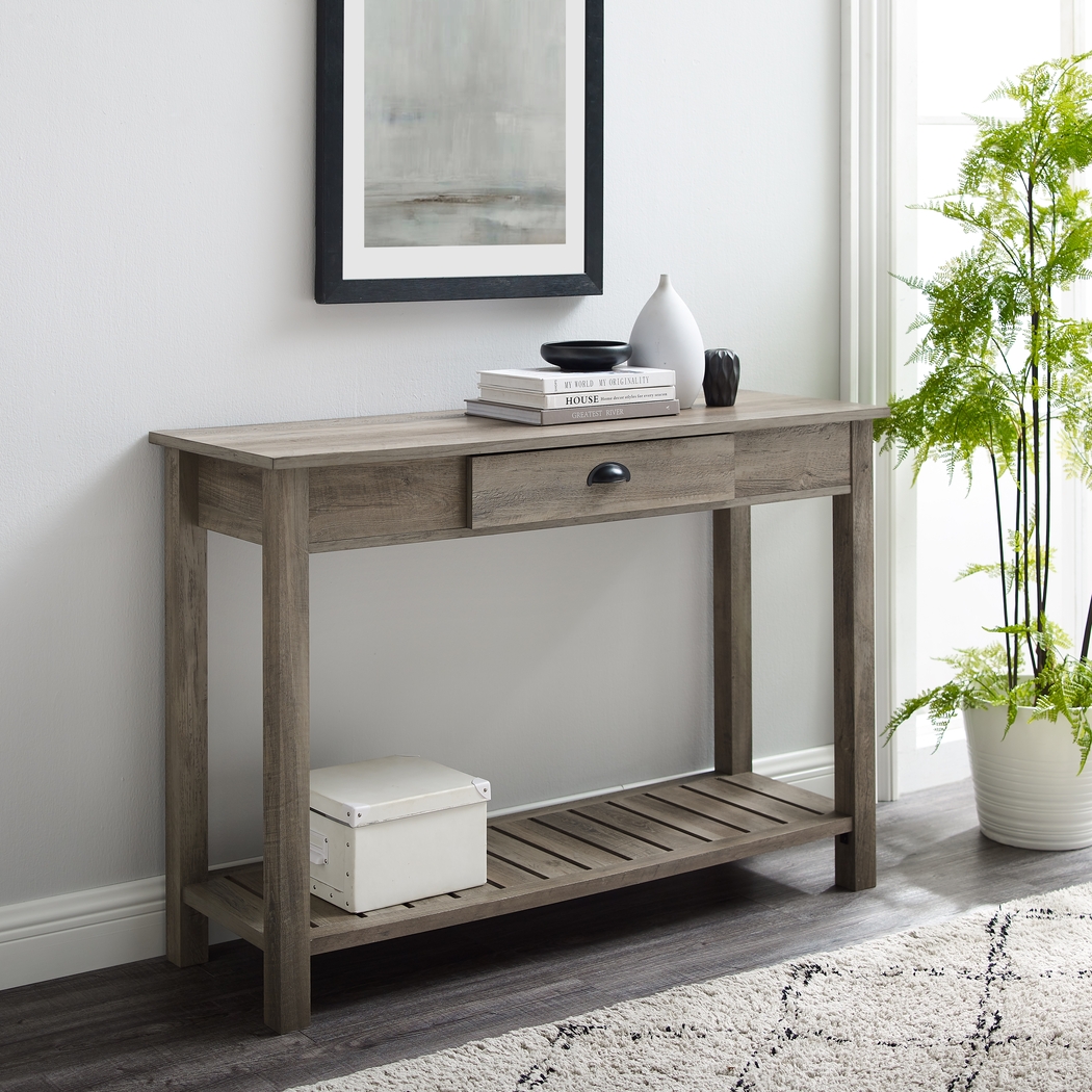 Arlandes Gray Sofa Table - Thumbnail - Image 2