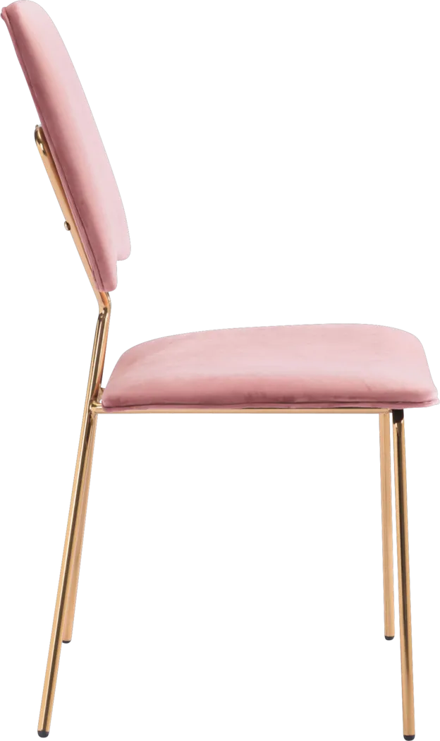 Arledge Pink Side Chair, Set of 2 - Thumbnail - Image 2