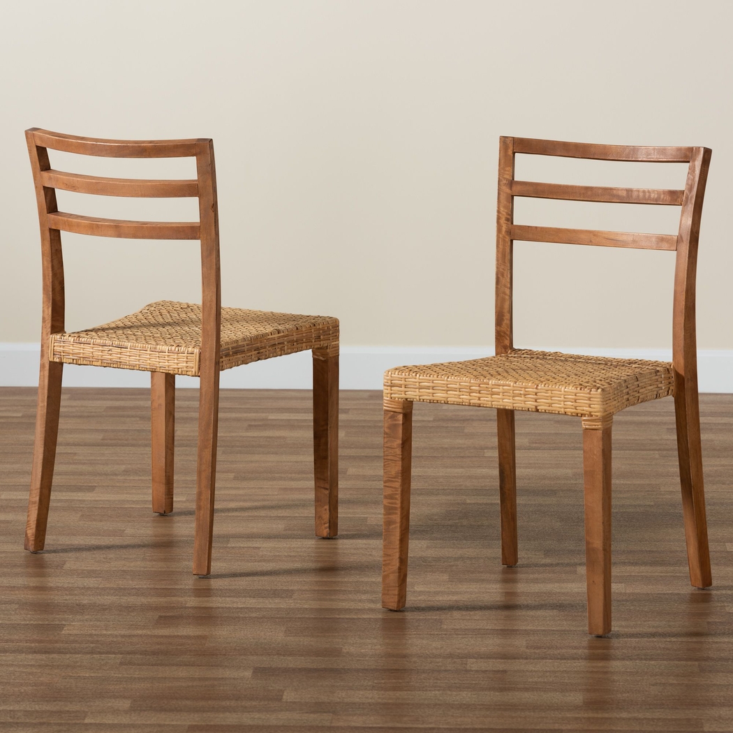 Arlera Brown Side Chair, Set of 2 - Thumbnail - Image 3