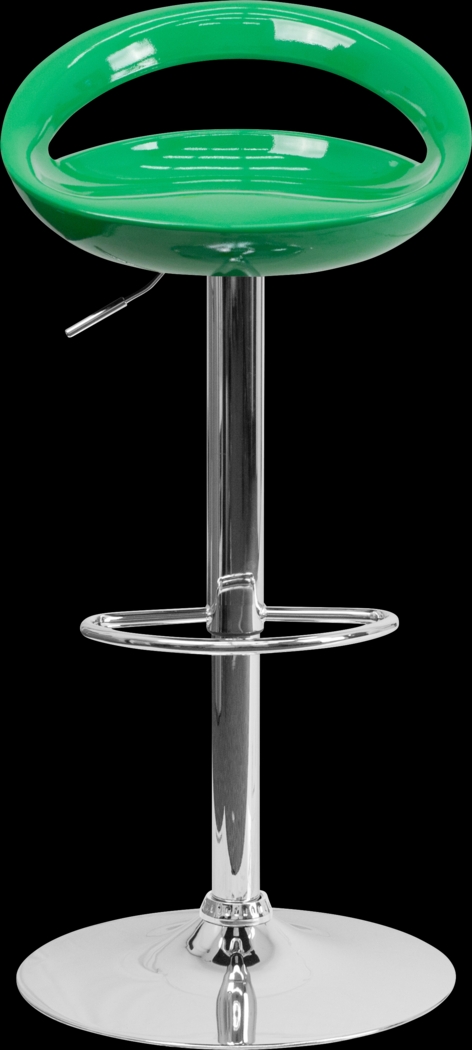 Arley Green Adjustable Swivel Barstool - Thumbnail - Image 2