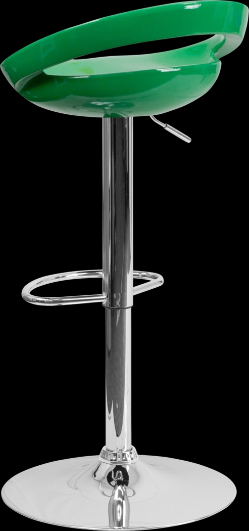 Arley Green Adjustable Swivel Barstool - Thumbnail - Image 4