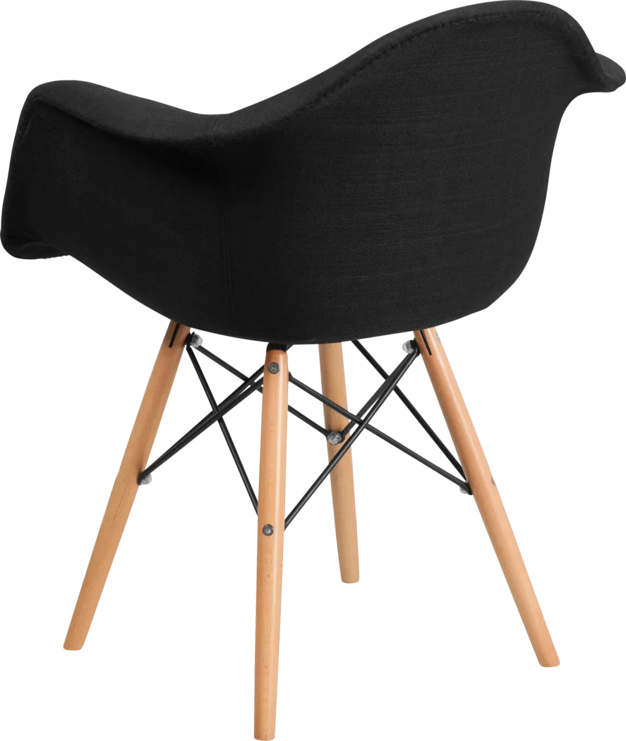 Arlingford Black Accent Chair - Thumbnail - Image 4