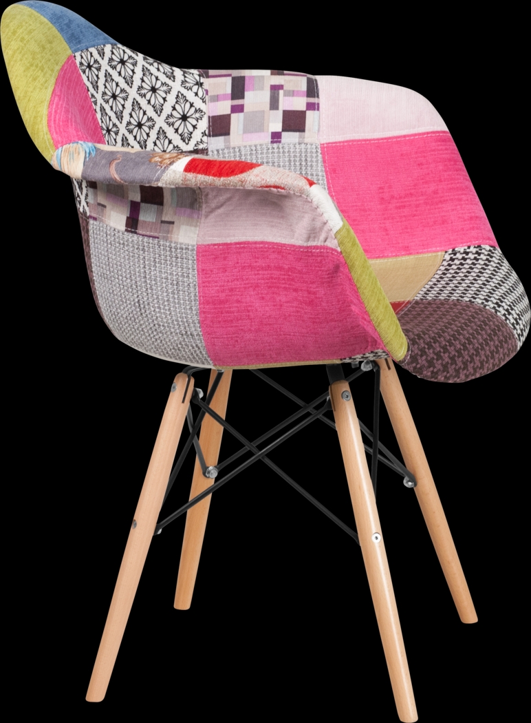 Arlingford Pink Accent Chair - Thumbnail - Image 2
