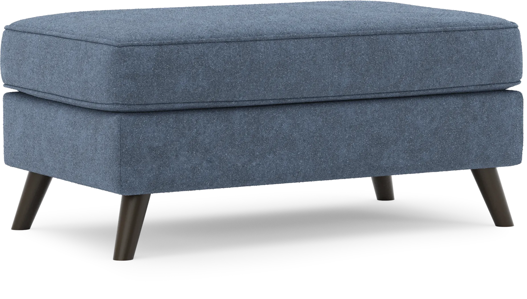 Arlington Denim Ottoman - Thumbnail - Image 1