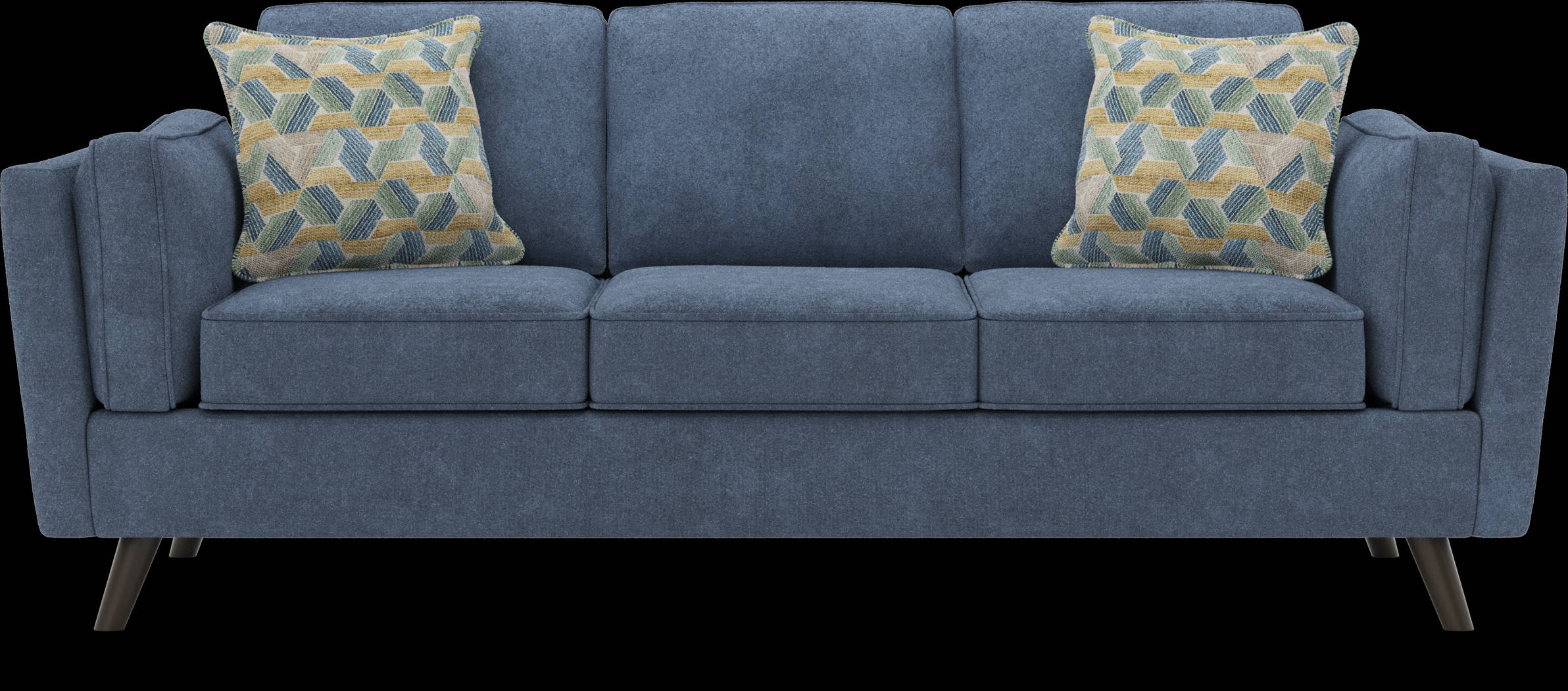 Arlington Denim 8 Pc Living Room with Sleeper Sofa - Thumbnail - Image 2